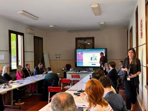 alcuni momenti dell'incontro in aula magna