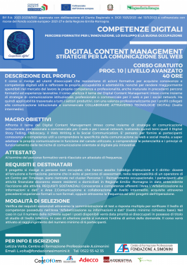 10. Digital Content management -strategie per la comunicazione sul web