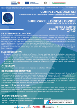 2 Superare il Digital Divide -competenze di accesso